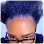 Shampooing black hair