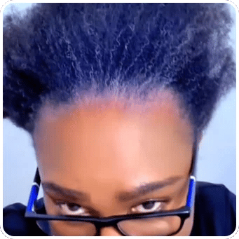 Shampooing black hair
